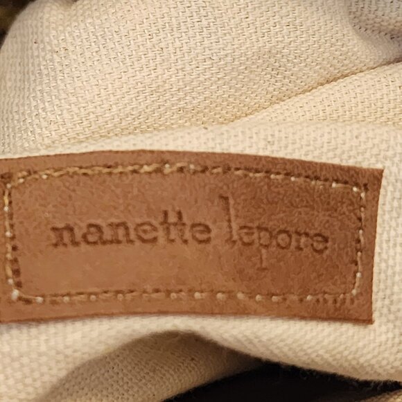 Woven Stripe Crossbody Bag With Drawstring Lining & Top Handle - Picture 3 of 14